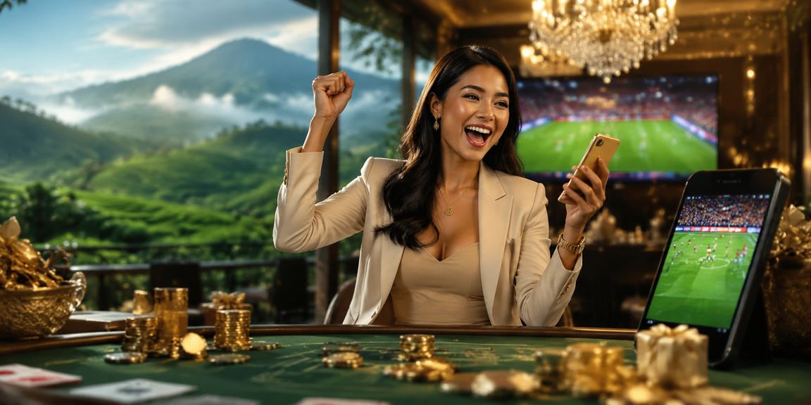 Model Vietnam mencontohkan permainan baccarat kasino dengan suasana elegan